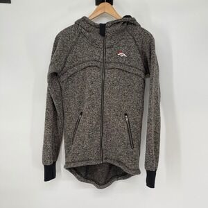 NFL Pro Line Denver‎ Broncos Full Zip Thumb Hole Hoodie Women Size S Jacket Logo